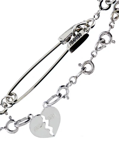 Magliano Broken Heart Necklace In Metallic