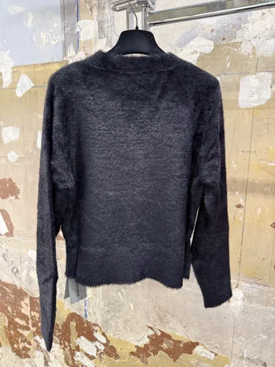 Balenciaga Women's Fluffy Cardigan In Black In Black