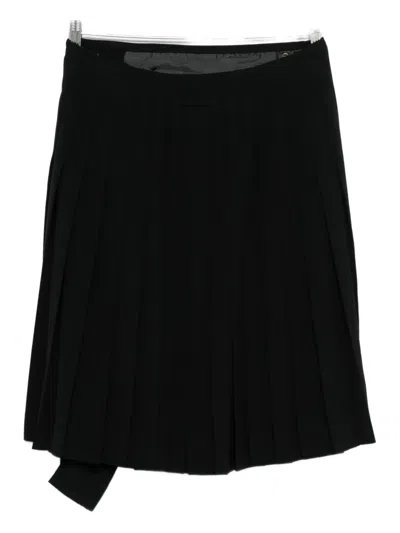 Pre-owned Jean Paul Gaultier 1990s Pleated Kilt In Black