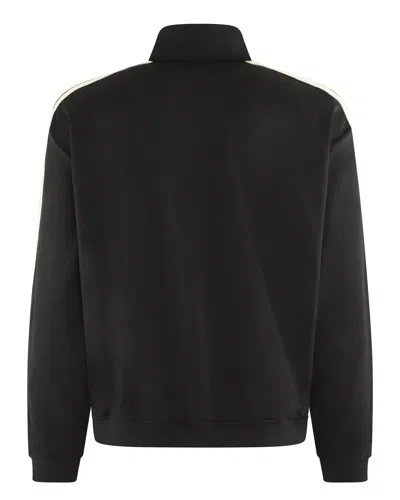 Represent Mens Jet Black Embroidered-logo Striped-taped Woven Track Jacket In Black