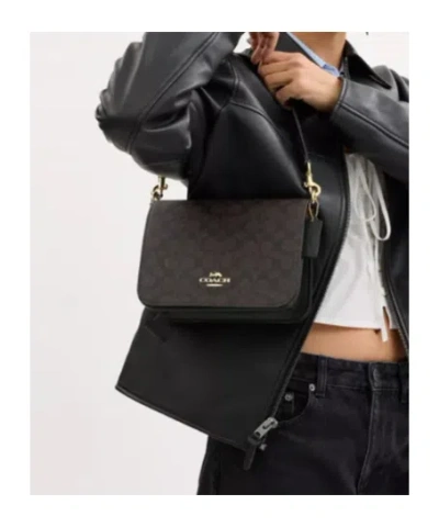 Coach Quinn Bag In Signature Canvas In Neutral