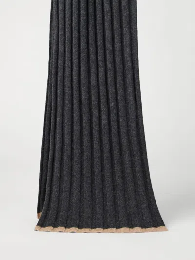 Brunello Cucinelli Men Cashmere Scarf In Black