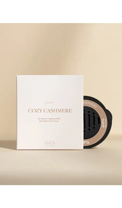 Pura Cozy Cashmere Car Diffuser In Black