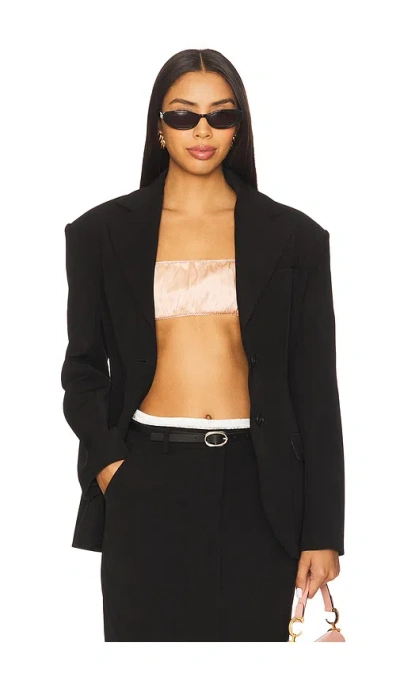 Line & Dot Ida Hourglass Blazer In Black