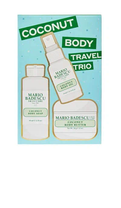 Mario Badescu Coconut Body Travel Trio In Transparent