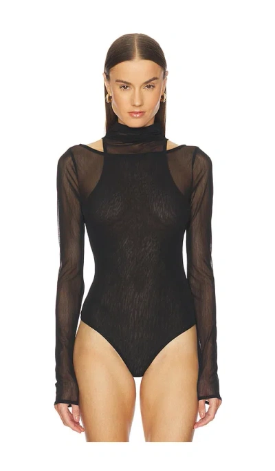 Nbd Valentina Bodysuit In Black