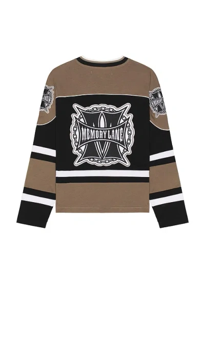 Memory Lane Shield Hockey Jersey In Multi