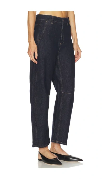 Pistola Beau Seamed Horseshoe Jeans In Blue