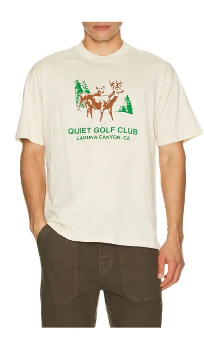 Quiet Golf Laguna Canyon Graphic T-shirt In Neutral