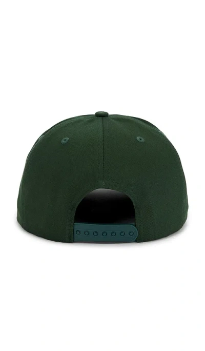 Quiet Golf Stencil 5panel Hat In Green