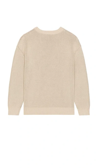 Students Golf 1st String Knit Crew Sweater In Neutral