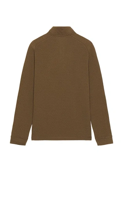 Rhone Weekend Pullover In Brown