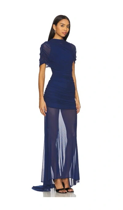 Amanda Uprichard Evianna Gown In Blue