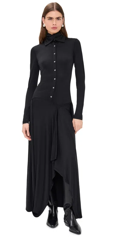 Siedres Vesper Dress Black In Black