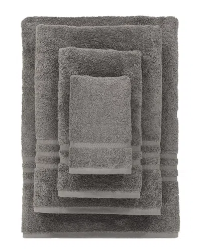 Linum Home Textiles Denzi 4pc Towel Set In Gray