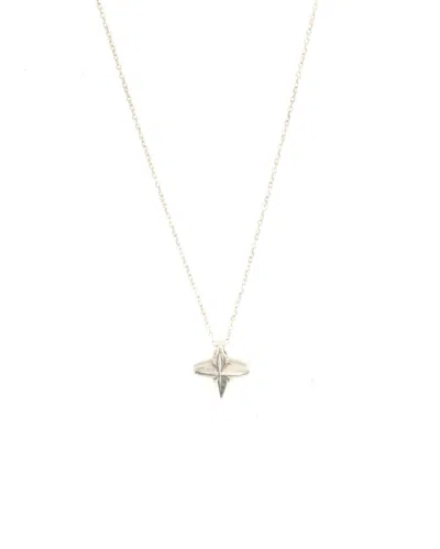 Tiffany & Co Silver Star Necklace In Metallic