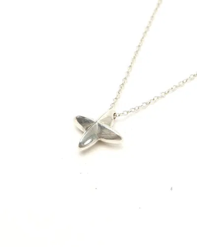 Tiffany & Co Silver Star Necklace In Metallic