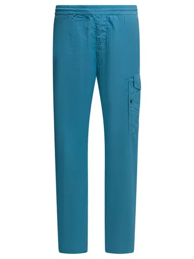 C.p. Company C.p.company Light Blue Polyamide Trousers In Blue