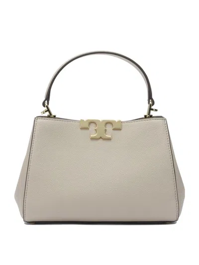 Tory Burch Mini Eleanor Leather Top Handle Bag In Neutral