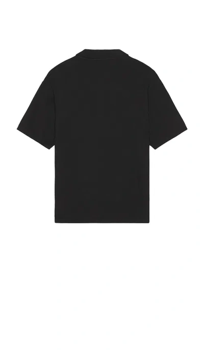 Cotton Citizen Lennon Polo Tee In Black