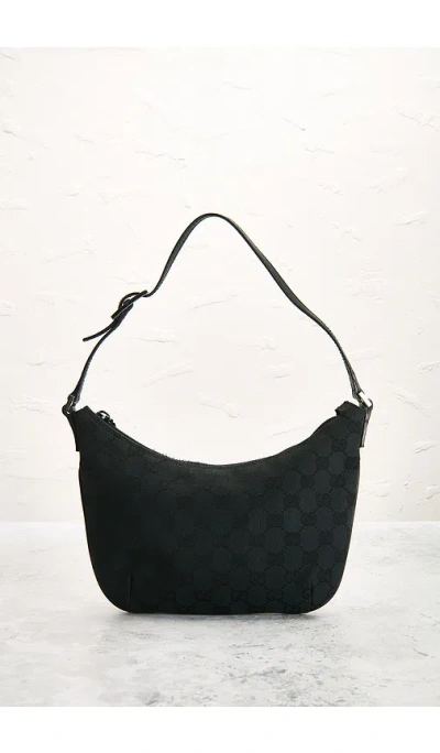 Fwrd Renew Gucci Pochette Shoulder Bag In Black