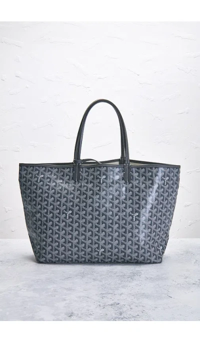 Fwrd Renew Goyard Saint Louis Pm Tote Bag In Gray