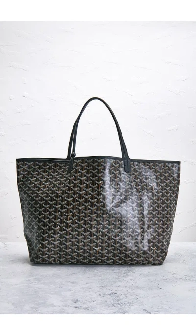 Fwrd Renew Goyard Saint Louis Gm Tote Bag In Black
