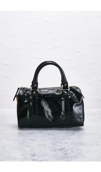 Fwrd Renew Gucci Joy Boston Bag In Black