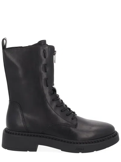 Ash Lace-up Boot In Black