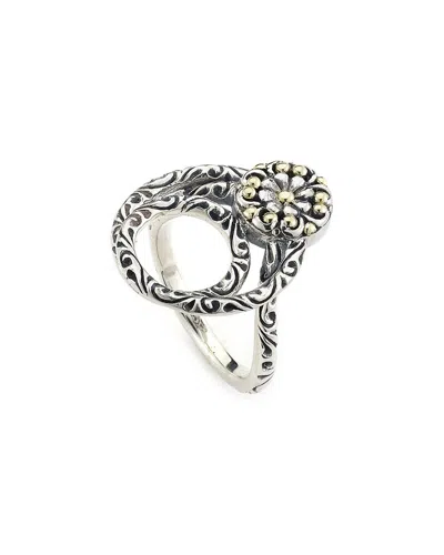 Samuel B. Silver Ring In Metallic