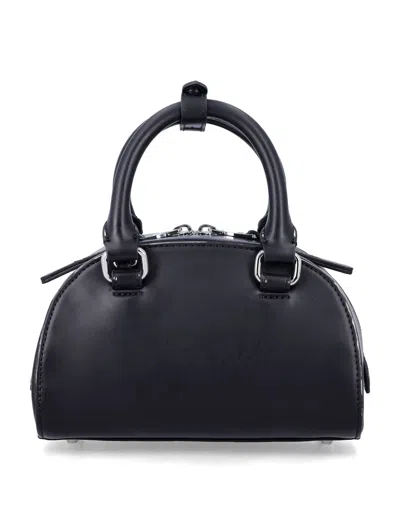 Diesel 1dr Dome-leather Bowling Bag In Pink