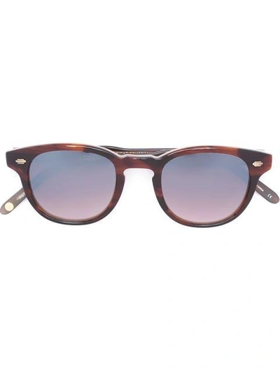 Shop Garrett Leight 'warren' Sunglasses - Brown