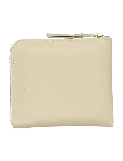 Comme Des Garçons Classic Zip Wallet In Neutral