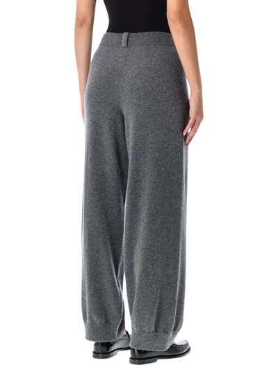 Fabiana Filippi Wool, Silk And Cashmere Pants In Gray