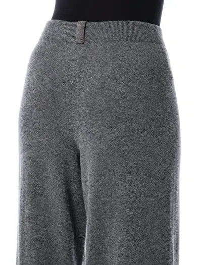 Fabiana Filippi Wool, Silk And Cashmere Pants In Gray