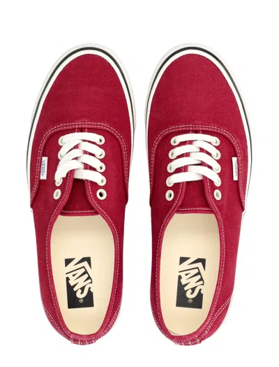 Vans Authentic Duck Canvas Sneakers In Burgundy
