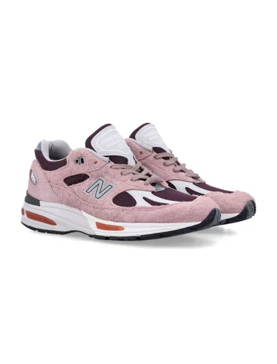 New Balance Made In Uk 991v2 Pink In Pink