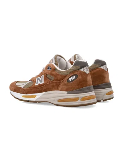 New Balance Made In Uk 991v2 Grounded Pastels Sneakers - Brown In Brown