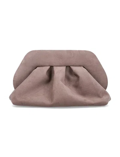 Themoirè Women Grey Bios Clutch, Onesize Luxury Clutches For Women Darveys In Brown