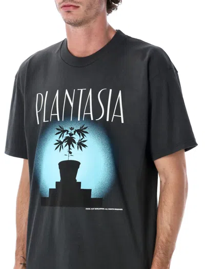 Huf Plantasia Graphic T-shirt In Black