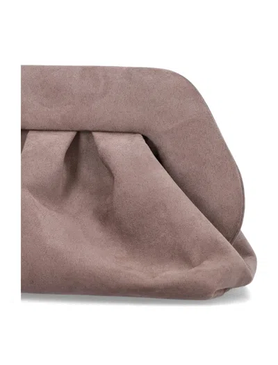 Themoirè Women Grey Bios Clutch, Onesize Luxury Clutches For Women Darveys In Brown