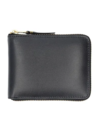 Comme Des Garçons Small Zip Around Wallet In Black