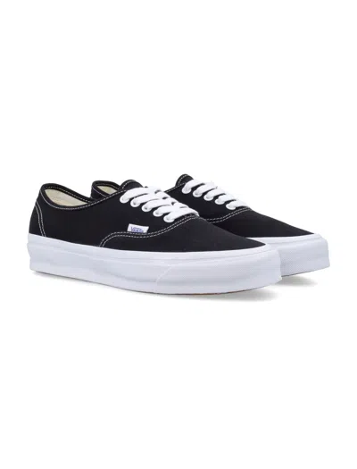Vans Black Canvas Authentic Reissue 44 Sneakers In Multi