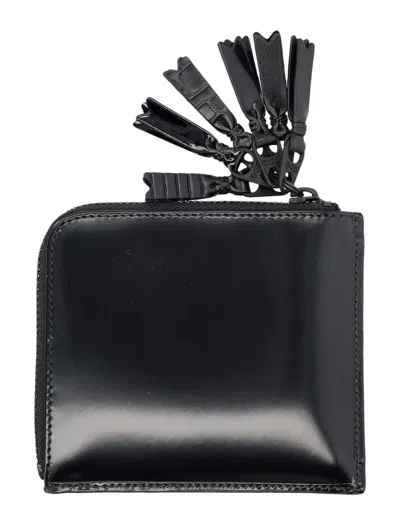 Comme Des Garçons Small Zip Wallet In Black
