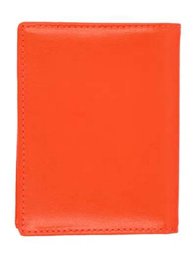 Comme Des Garçons Super Fluo Cardholder In Orange
