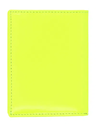 Comme Des Garçons Super Fluo Cardholder In Green
