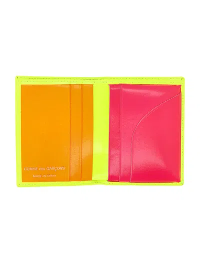 Comme Des Garçons Super Fluo Cardholder In Green