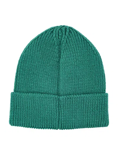 The North Face Cuffed Beanie With Logo Box Design In Green