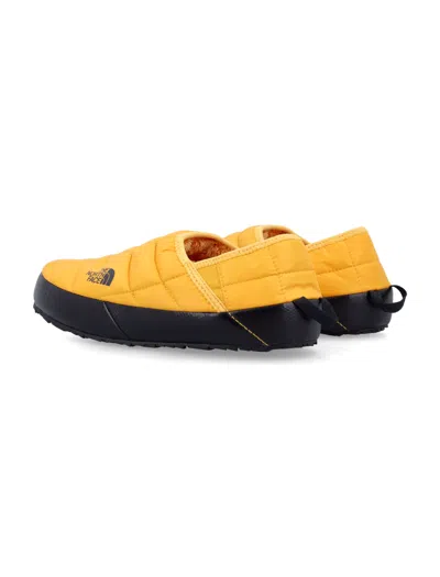 The North Face Thermoball V Traction Mules In Yellow