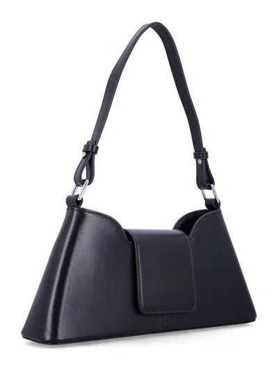 Justine Clenquet Marla Bag Leather Balck In Black